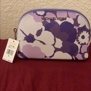 NWT Michael Kors makeup/pencil bag